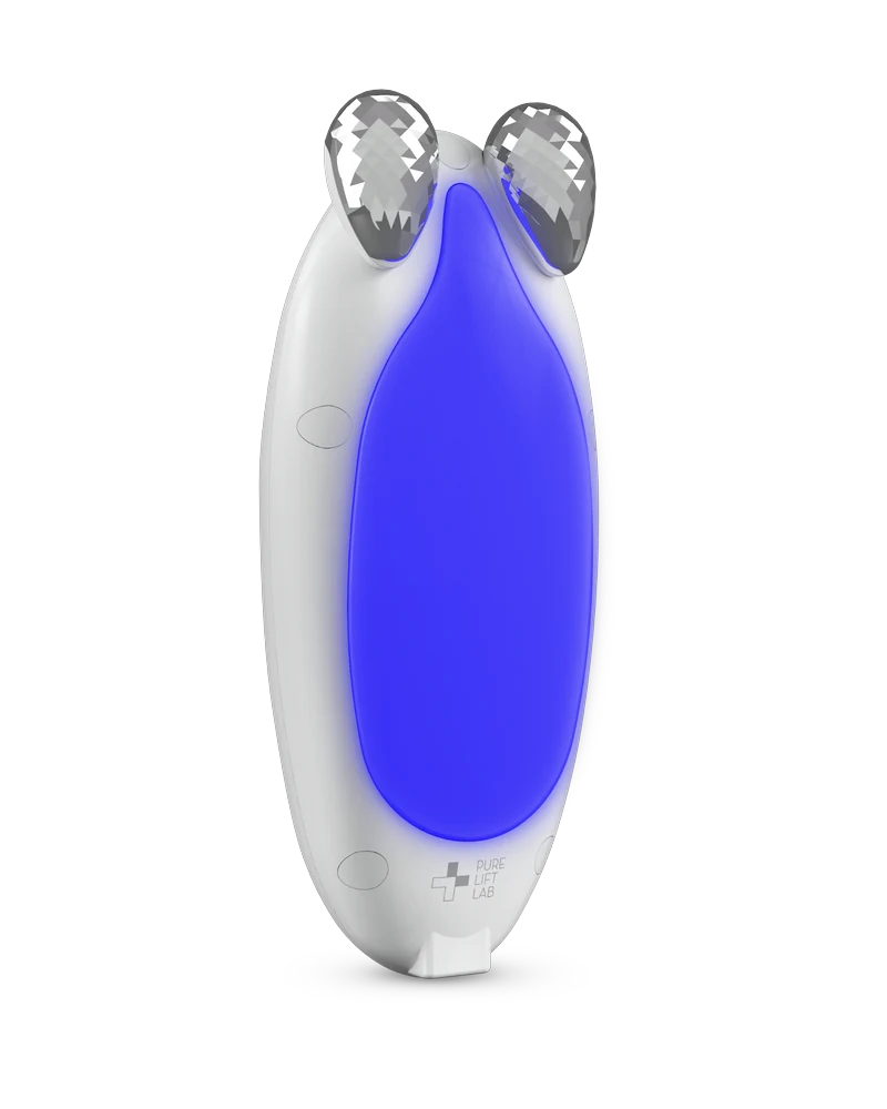 PureLift GLOW with the blue light on